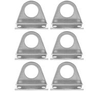 TOVINANNA Staffa per Cilindro Pneumatico in Acciaio Inox Doppio Foro Bulloni 3 Coppie/Set Supporto per Montaggio Industriale Compatto e Resistente