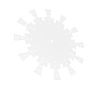 TOVINANNA Stencil Orologio Acrilico 30 Cm per Progetti Fai da Te, Righello di Scala Trasparente Resistente alla Deformazione per Quadranti Orologi da Parete