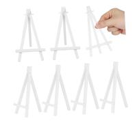 TOVINANNA Supporto Cavalletto da Tavolo 10 Pezzi per Esposizione e Pittura, Piccolo Cavalletto in Plastica, per Presentazioni e attività Artistiche Scolastiche