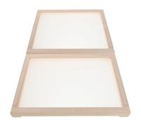 TOVINANNA Supporto Essiccatore Erbe Aromatiche Impilabile 2 Livelli in Legno con Rete Ventilata per Essiccazione Foglie Tè e Piante Medicinali, Scaffale per Essiccazione da Cucina e