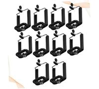 TOVINANNA Supporto per Telefono Clip Regolabile 10 Pezzi in ABS e Lega, Set per Viaggi e Riprese Treppiede, Accessori Smartphone Pratici