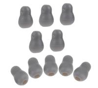 TOVINANNA Tappi Per Le Orecchie Per Stetoscopio 10 Pezzi Auricolari Di Ricambio Piccoli in Silicone Grigio Per Medici Infermieri e Studenti Di Medicina, Facili Da Installare e Portatili