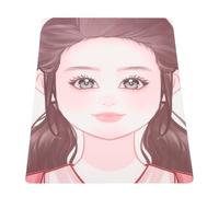 TOVINANNA Tavola Pratica per Pittura del Viso in Pet Riutilizzabile e Lavabile Modello per Esercitazioni di Trucco con Vari Disegni Portatile e Durevole per Artisti del Trucco e