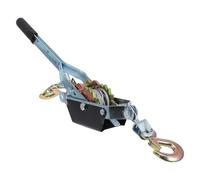 TOVINANNA Tenditore Via Cavo Manuale in Acciaio Doppio Gancio e Cricchetto per Tirare Corde, Semplice da Usare, Resistente Fino a 1 Ton, per Abbattimento Alberi