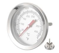 TOVINANNA Termometro da Cucina in Acciaio Inox Quadrante Ampio e Lettura Istantanea, Strumento di Misurazione Temperatura per Forno e Barbecue, Termometro Digitale Portatile per Cottura