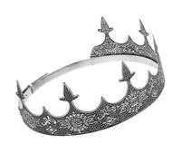 TOVINANNA tiara Principe corone annata d' cavaliere ritorno a casa King Crown fasce halloween uomini della Il costume incorona gli uomini da re maschile Metallo
