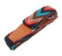 TOVINANNA Tracolla per Ukulele Regolabile senza Trapano Gancio Doppio a J Jacquard e Nylon Resistente Cintura per Ukulele 21-26 Pollici Accessorio per Ridurre la Pressione Sulle Spalle e
