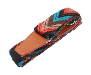 TOVINANNA Tracolla per Ukulele Regolabile senza Trapano Gancio Doppio a J Jacquard e Nylon Resistente Cintura per Ukulele 21-26 Pollici Accessorio per Ridurre la Pressione Sulle Spalle e