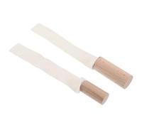 TOVINANNA Utensili per Ceramica 2 Pezzi Panni di Camoscio per Rifinire e Levigare Argilla, Strumenti Fai da Te per Modellare e Lucidare Artigianato Ceramico, Accessori per Rifinitura Bordi