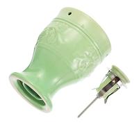 TOVINANNA Vaso Per Moxibustione in Ceramica Doppio Isolamento Scatola Per Terapia Di Raschiamento Scatola Portatile Spa Uso Domestico