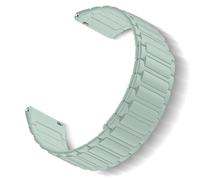 ToVioc Cinturini Silicone compatibili con Xiaomi Watch 5/2/2 Pro/S4/S4 Sport/S3/Redmi Watch 5 Active, 22mm Sostitutivo Cinturino Magnetico per CMF by Nothing Watch 3 Pro/Pro 2 - Verde Menta