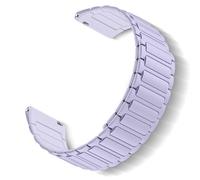 ToVioc Cinturini Silicone per Amazfit Active 3 Premium/Active 2 Square/Active2/Bip 3 Pro, 20mm Sostitutivo Cinturino Silicone Magnetico per Amazfit Cheetah 2 Pro/Cheetah Square - Viola