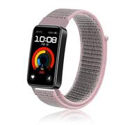 ToVioc Cinturino Compatibile con Huawei Band 10 /Huawei Band 9 /Huawei Band 8 Nylon Regolabile Sportiva Elastica Cinturini per Huawei Band 8 /Band 9 /Band 10 - Rosa