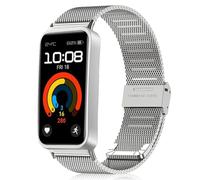 ToVioc Cinturino Compatibile con Huawei Watch Fit 2, Cinturino in Acciaio Inossidabile Adatto per Huawei Watch Fit 2 - Argento