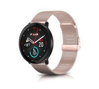 ToVioc Cinturino Compatibile con Polar Ignite 3 Titanium/3/2/1, 20mm Cinturino di ricambio in Acciaio Inossidabile für Polar Pacer/Unite - Oro Rosa