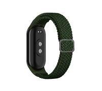 ToVioc Cinturino Compatibile con Xiaomi Mi Band 10/9/8 Cinturini, Regolabile Sportiva Elastica Nylon Intrecciato Cinturino per Xiaomi Smart Band 10/9/8 - Verde