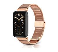 ToVioc Cinturino Compatibile con Xiaomi Smart Band 7 PRO, Cinturino in Acciaio Inossidabile da Adatto Metallo Compatibile con Xiaomi Mi Band 7 PRO - Oro Rosa