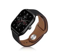 ToVioc Cinturino per Amazfit Active 3 Premium/Active 2 Square/Active2/Bip 3/Bip 3 Pro/GTS 4, 20mm Cinturini Ricambio Pelle Cinturino per Garmin Vivoactive 6/Vivoactive 5/Approach J1 - Nero