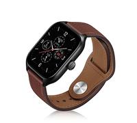 ToVioc Cinturino per Amazfit Active 3 Premium/Active 2 Square/Active2/Bip 3/Bip 3 Pro/GTS 4, 20mm Cinturini Ricambio Pelle Cinturino per Garmin Vivoactive 6/Vivoactive 5/Approach J1 - Marrone