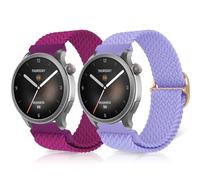 ToVioc Cinturino per Amazfit Bip 6/5/5 Unity, Active Max, 22mm Elastico Traspirante Regolabile Sportivo Cinturini per Amazfit Balance 2/1, T-Rex 3 Pro 48mm, GTR 4/3 - Lavanda & Pitaya