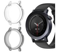 ToVioc Cover Compatibile con CMF by Nothing Watch 3 Pro Custodia Full Protezione, [2 Pezzi] [Anti-Graffio] Shell con Pellicola Protettiva per CMF by Nothing Watch 3 Pro - Nero & Trasparente