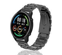 ToVioc Metallo Cinturino per Xiaomi Watch S4/S4 Sport/Redmi Watch 5 Active/5 Lite, Cinturino Acciaio Inossidabile Cinturini 22mm per Amazfit Bip 6/5/5 Unity, Balance 2/1 - Nero