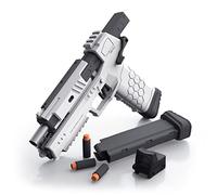 Tovol Zerky Pistole a gommapiuma proiettili morbidi giocattolo con cartucce Magazine Soft Foam Pistole con Dart Scope for Kids Youth Teens