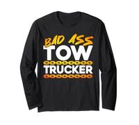 Tow Truck Driver Wrecker Bad Ass Tow Trucker Maglia a Manica