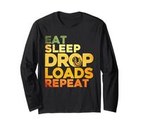 Tow Truck Driver Wrecker Eat Sleep Drop Loads Repeat Maglia a Manica