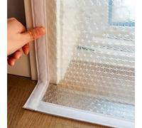 tow000ack Pellicola Isolante Inverno per Finestre con Nastro,Kit Isolante per Finestre,Riutilizzabile Copertura della Finestra in Plastica Sigillate Antivento per Interni (140cm x 160cm)