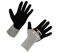 Towa Guanto SG A187, t. 11/XXL RIV. Nitrile, Nero Grigio