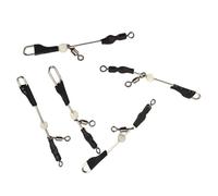 TOWARDSNAN 5/10pcs 3 Way Anelli Rotolamento Rotolamento Esche Da Pesca Lenza Connettore Barili Girelle Heavy Duty Tackle Ad Alta Resistenza Connettore Pesca