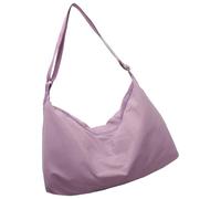 TOWARDSNAN Borsa a tracolla funzionale in nylon per donna, borsa a tracolla, elegante accessorio per lavoro o tempo libero, borsa per documenti, Viola, One Size