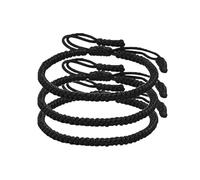 TOWARDSNAN Bracciali regolabili fatti a mano, set di braccialetti intrecciati a mano in corda intrecciata con dimensioni regolabili per donne, The circumference of the bracelet is 17-28cm