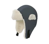 TOWARDSNAN Cappello caldo per bambini, morbido e confortevole, con paraorecchie, protezione per il freddo, per giocare sulla neve e per proteggere le orecchie dei neonati, grigio, S