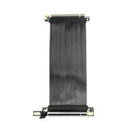 TOWARDSNAN Cavo di prolunga PCIE 5.0 X16, cavo server ad angolo retto ad angolo retto a 270°, bidirezionale per GPU e cavo PCIe schermato verso il basso