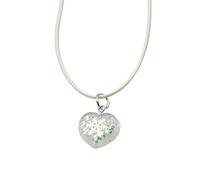 TOWARDSNAN Collana,Fashion Trend Acrilico Cuore Pendente Collarbone Catena Temperamento Semplice Freddo Regolabile Cerata Corda Collana, As shown in the figure, Acrilico