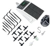 TOWARDSNAN Dispositivo di irrigazione automatico solare efficiente per cespugli Evidenziando Batteria 2200mAh USB CREA Ricarica IPX5 Valutato Piano Impermeabile Irrigazione USB CREARE Abbeveratoio per