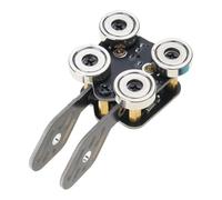 TOWARDSNAN Doppie pagaie Morse Base Automatica Codice Morse Portatile Telegrafo Paddles per Radio Base Morse