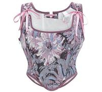 TOWARDSNAN Elegante canotta dimagrante in vita con aumento del busto e comoda indossabilità modellante della figura delle donne modellante dimagrante Body Shaper, Crisantemo viola, M