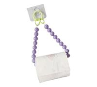 TOWARDSNAN Elegante supporto per fazzoletti di perline, facile installazione e sostituzione, accessori da bagno, porta fazzoletti colorati con perline