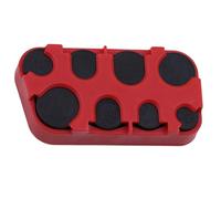 TOWARDSNAN Organizer portatile per cambiamenti auto, portamonete, accessori per camion, organizer per auto, dispenser tascabile a portafoglio, Rosso, One Size