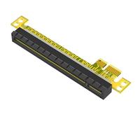 TOWARDSNAN PCIE 16X Rising Card 16X a 1X Slot Connettori per Connessione Ottimizzata Computer PCIe Rising Card