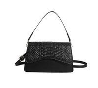 TOWARDSNAN Piccola borsa a tracolla per le donne alla moda sotto le ascelle Tote Crossbody Bag Pochette Borsa con tracolla regolabile Borsa per la scuola alla moda Messenger, Nero , One Size