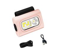 TOWARDSNAN Professionale Impermeabile Faro Clip LED Pesca Luce Impermeabile Faro ABS Silicone Texture per Pesca Multifunzionale Faro con Clip