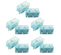 TOWARDSNAN Pulsante blu 8,0 del mouse del commutatore per il gioco 3 Pin 90 milioni di clic del commutatore