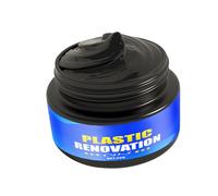 TOWARDSNAN Rinnovatore nero per interni auto, ripristina la luce respinge le imperfezioni, riparatore nero