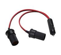 TOWARDSNAN Splitter per auto da 1 maschio a 2 femmina/3 femmina adattatore caricabatteria da auto 12 V-24 v 30 cm cavo per compressore d'aria