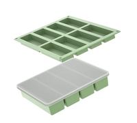 TOWARDSNAN Stampo in silicone per gelato, multifunzione, forma rettangolare