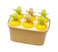 TOWARDSNAN Stampo per gelato, 4/6 celle, per gelato, gelato, fatto a mano, per dessert, ghiaccioli, congelatore, frutta, riutilizzabile, per gelato